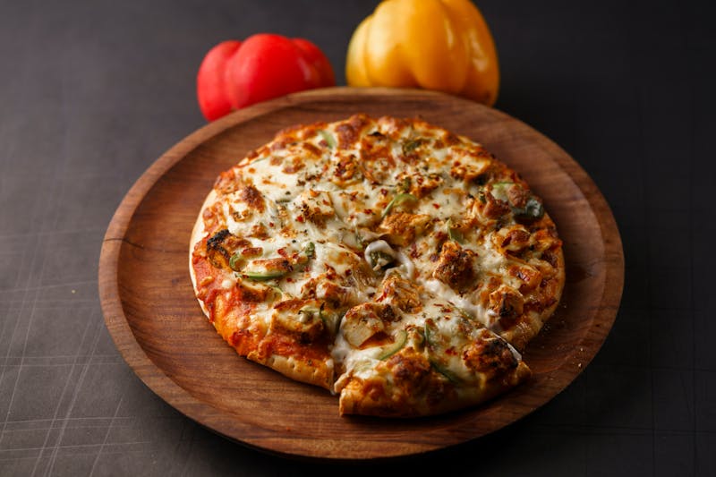 BBQ Chicken pizza with smoky BBQ sauce