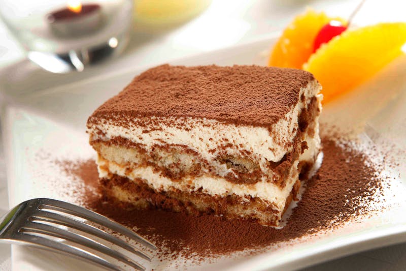 Creamy tiramisu dessert